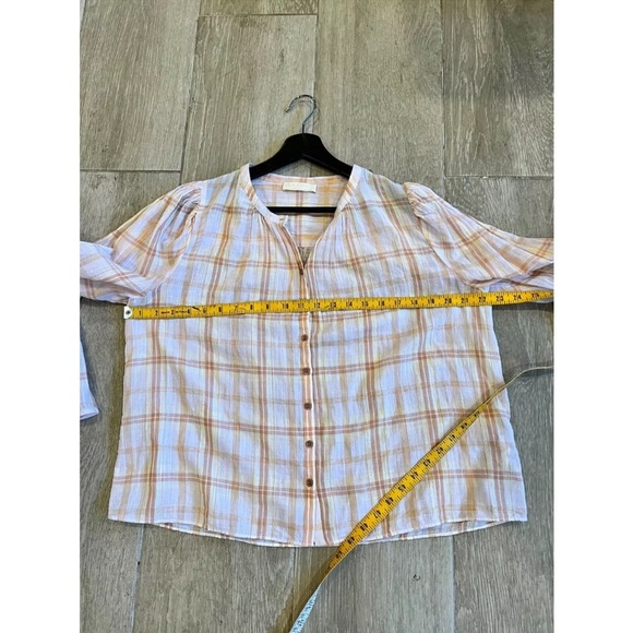 ULLA JOHNSON Nour High-Low Cotton Blouse SIZE 10 - Picture 10 of 11